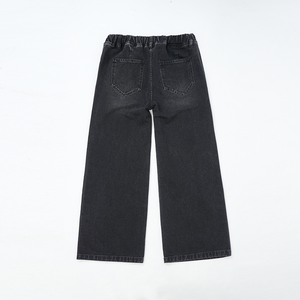 <span class=keywords><strong>Jeans</strong></span> a <span class=keywords><strong>Vita</strong></span> Alta <span class=keywords><strong>con</strong></span> <span class=keywords><strong>Elastico</strong></span> <span class=keywords><strong>in</strong></span> <span class=keywords><strong>Vita</strong></span> e Gamba Larga per <span class=keywords><strong>Donna</strong></span> - Product Image 2