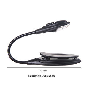 Lampes de lecture LED Mini Portable Flexible Clip-On Bright Book Reading Night Lamps for PC Laptop Notebook Travel Bedroom Book Reader - Product Image 4