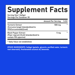 Gélules de Curcuma et Curcumine à Marque Blanche avec Extrait de Curcuma Favorisant la Flexibilité Articulaire Optimale et la Santé Musculaire - Product Image 2