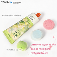 Tubes cosmétiques vides PCR 50 ml 80 ml avec bouchons pompons multiples pour crème pour les mains et crème pour le visage, emballage pour soins de la peau