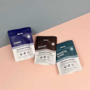 Tùy chỉnh in cấp thực phẩm kim loại nhôm lá Túi mopp nhựa gói Chaga bao bì túi mopp/vmpet/PE 120 micron - Product Image 4