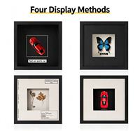 Cadre photo 3D carré de 3 cm / 5 cm à cadre creux, idéal pour figurines DIY, avec cadre intérieur détachable – Meilleures ventes