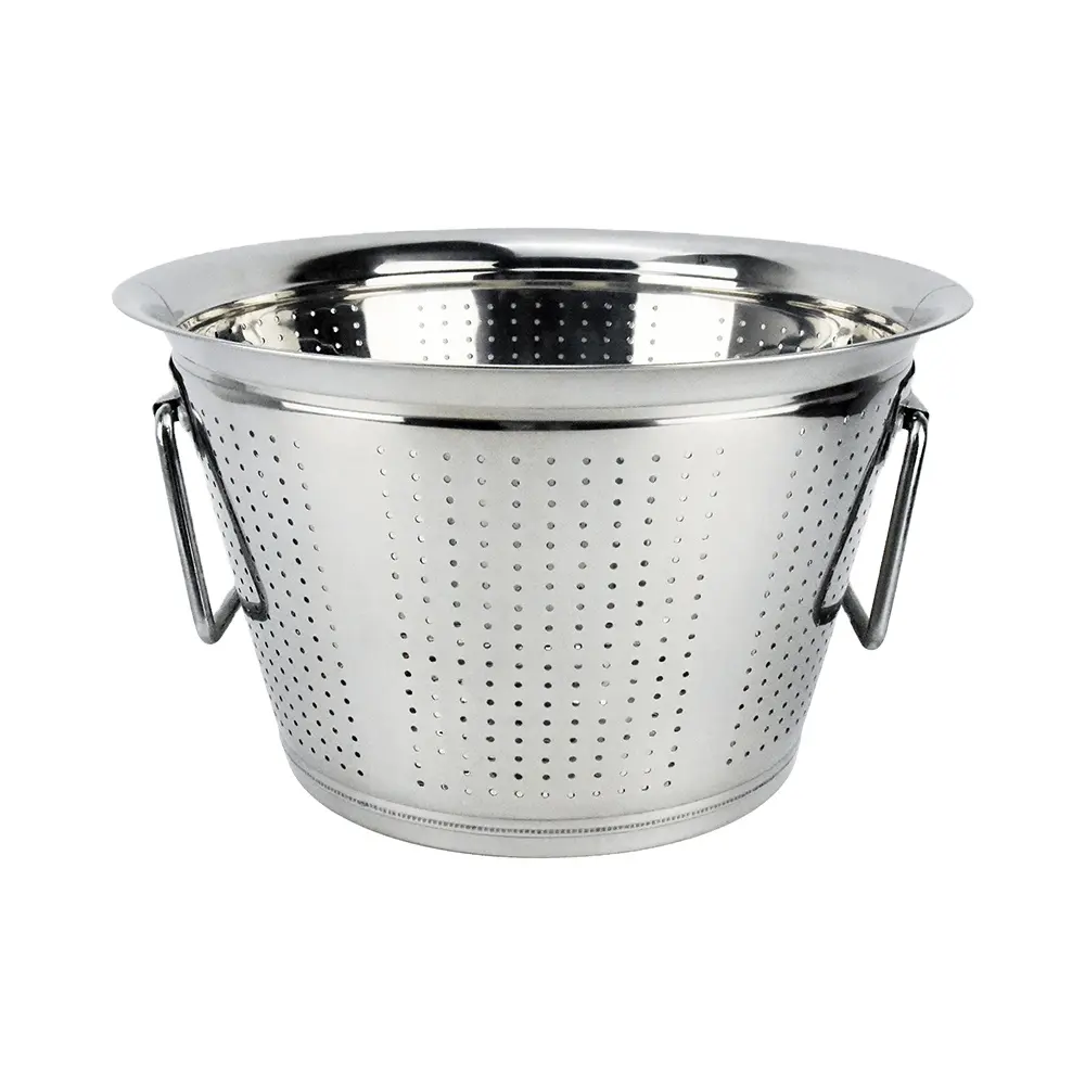 Hight Quality Big Size Stainless Steel Colander/Basket/Strainer for Hotel and Restaurant