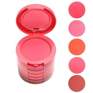 Colores de Logotipo Personalizados, Rubor Mate Ultra Pigmentado de Larga Duración, Resistente al Agua, Rubor en Polvo Rosa para Maquillaje de Mejillas y Rostro - Product Image 1