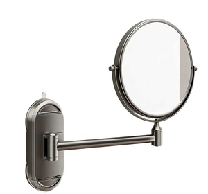 Miroir de maquillage à ventouse pour salle de bain, sans perforation, rétractable, pliable, miroir de beauté mural pour hôtel - Product Image 5