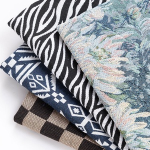 <span class=keywords><strong>Tissu</strong></span> Brocart Abstrait Haut de Gamme 100% Polyester Tissé Lourd Résistant à l'Abrasion Style <span class=keywords><strong>Peinture</strong></span> à l'Huile Jardin de Monet - Product Image 6