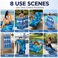 Microfiber Fishing Towels-Custom Printed Hand Towels for Sports Enthusiasts