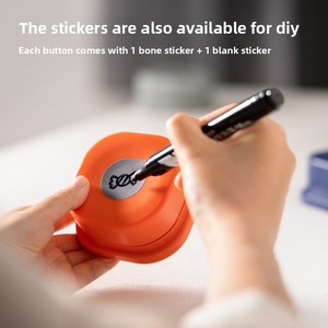 4 gói nút ghi âm cho đào tạo giao tiếp phim hoạt hình đơn giản nói chuyện buzzer cho chó vật nuôi tùy biến nhỏ - Product Image 4