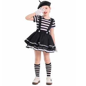 Disfraz <span class=keywords><strong>de</strong></span> Payaso para Niños, Actuación Mime, Halloween, Burlesque, <span class=keywords><strong>Niñas</strong></span>, Juegos, Ropa para Representaciones Escénicas - Product Image 2