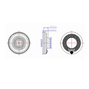 45MM Round Internal Magnet Full Range <strong>Mylar</strong> <strong>Speaker</strong> 4Ohm <strong>8Ohm</strong> 16Ohm <strong>Speakers</strong> <strong>0.5W</strong> 1W 2W Loudspeaker for Alarm Device