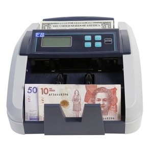 Contador de billetes <span class=keywords><strong>LED</strong></span> UV/MG/IR portátil, pantalla de lote compacta para USD/AUD para contar dinero en bancos - Product Image 2