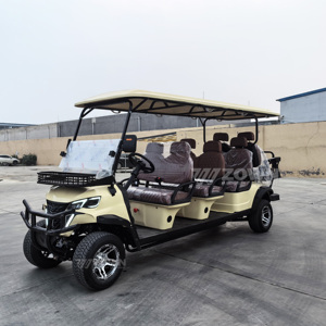 2026 New Off Road Electric Golf Cart <b>8</b> Seats Golf Car With 48V 72V Lithium Battery For Hunting Community Tour - Product Image 1
