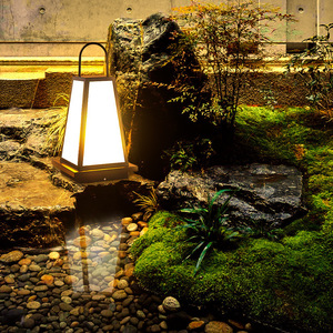Lámpara Solar de Jardín Estilo Japonés, Impermeable para Exteriores, Luz Blanca Cálida, Iluminación para Patio, Paisaje y Villa - Product Image 2