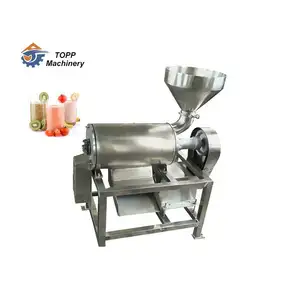 Single channel lemon pulper plum fruit pulping mango pulping machine