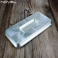 Moule de sublimation 3D 2-en-1 Novelsub de haute qualité pour coques de téléphone en aluminium, gabarit d'impression pour séries 17/16/15, film argenté antichoc