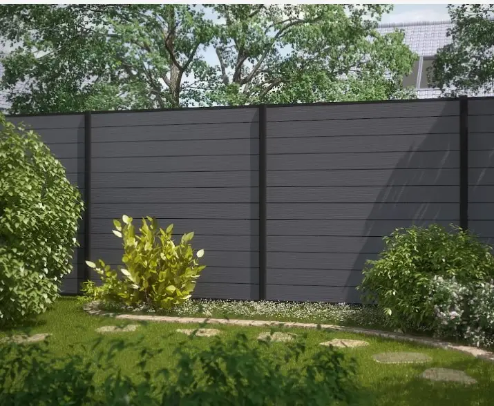 Factory sales wpc outdoor waterproof and corrosion resistant fence board for garden