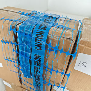 Barrière de sécurité souterraine détectable 30cm 40cm 50cm Maille d'avertissement en fibre optique pour le marquage de danger et l'alerte de zone restreinte - Product Image 4