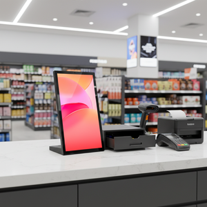 Tablette industrielle Android 15,6 pouces à écran tactile en forme de L pour la commande en restaurant, usage professionnel, étanche et résistante aux chutes - Product Image 1