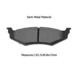 ผ้าเบรกหลัง D759-7717 สำหรับรถยนต์ <span class=keywords><strong>Chrysler</strong></span> 300M/Neon PLD/PT Cruiser/Sebring JXC/Stratus JAC/<span class=keywords><strong>Vision</strong></span> ALH - Product Image 2