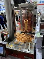 Entièrement automatique en acier inoxydable 70kg électrique/gaz Doner Robot coupe automatique Shawarma Kebab Machine