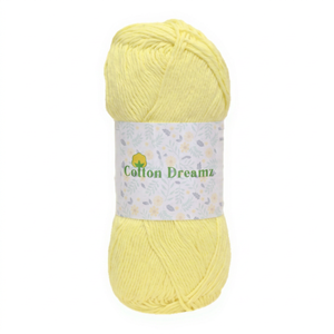Pelote de fil à tricoter 100% coton pour l'artisanat, matériau durable, doux et respirant, 100g pour vêtements, décoration intérieure, accessoires - Product Image 1