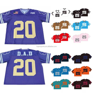 Tops courts personnalisés FQ, maillot de football américain, col en V, vêtements de sport pour femmes et filles, streetwear d'été, t-shirt de cheerleading - Product Image 2
