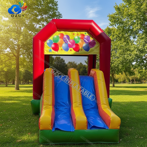 Mini gorila inflable <span class=keywords><strong>de</strong></span> diversión al aire libre Jumping Castel para niños con tobogán a la venta - Product Image 1