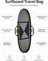 Planche de surf de haute qualité transporter sac de SUP Longboard Durable personnaliser sac de planche de surf pour sac de planche de surf de transporteur extérieur