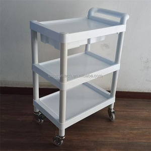 BT-UY006 bệnh viện ba kệ giỏ hàng kích thước nhỏ ABS tiện ích xe đẩy thuốc, lâm sàng điều dưỡng Xe đẩy bệnh viện xe đẩy y tế - Product Image 4