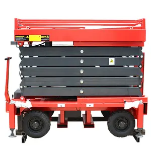 6M 8M 10M 14M 18M Mobile Hydraulic Height Work Lift High Quality Mobile Man Scissor Lift With Foldable Legs