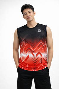 Camiseta Deportiva Personalizada sin Mangas para Hombre, Totalmente Estampada, de Secado Rápido y Transpirable, para Gimnasio, Fitness, Running y Deportes - Product Image 2