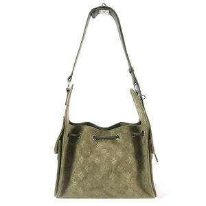Sacs à bandoulière de créateur en gros pour femmes, en cuir PU texturé suède avec fermeture éclair - Product Image 2