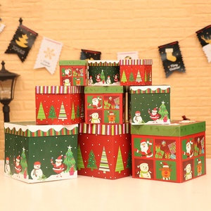 Reusable <b>Christmas</b> Decorations <b>Christmas</b> Pile Head Gift <b>Box</b> Atmosphere Furnishing Supplies for Home Decoration - Product Image 5