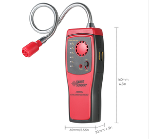 เครื่องตรวจจับก๊าซไวไฟแบบพกพา AS8800L เครื่องวัดก๊าซคาร์บอนมอนอกไซด์ เครื่องตรวจจับก๊าซ CH4 เครื่องตรวจจับก๊าซที่ติดไฟได้สำหรับห้องครัว - Product Image 5