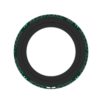 MOSRAC Série DP, trou creux ID85mm OD130mm épaisseur 4mm, précision 21 bits ±0.01 °   Encodeur absolu double intérieur/extérieur inductif