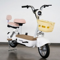 Scooter électrique Yuan Model, vélo électrique intelligent numérique 48V, moteur 350W, Bicicleta Electrica