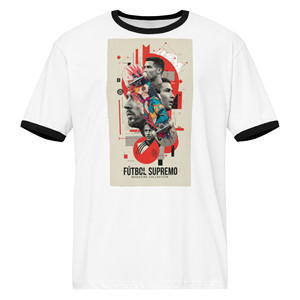 T-Shirt Unisex in Jersey 100% Cotone con Collo a Contrasto - Design Semplice con Logo, Tessuto 300g - Product Image 3