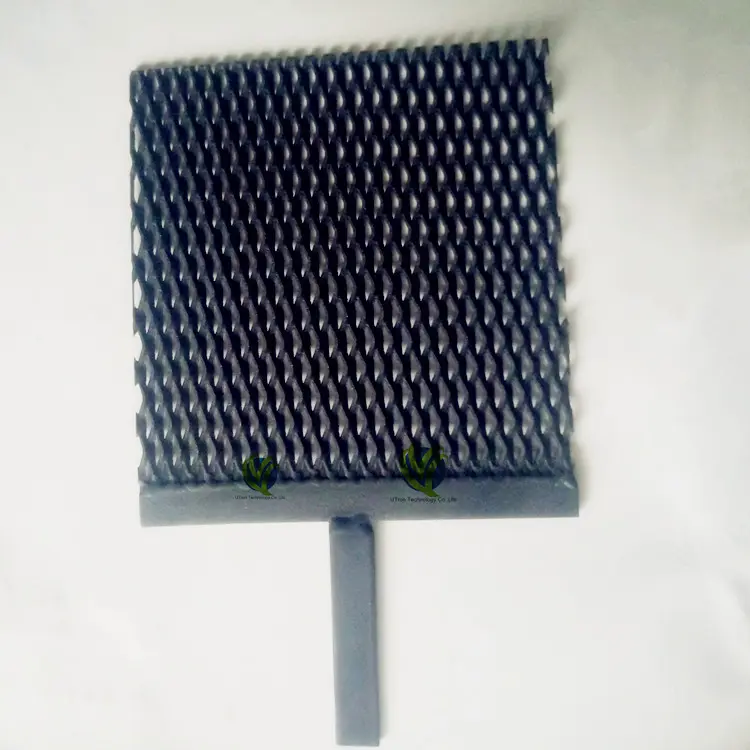 Insoluble lead dioxide coating titanium anode pbo2 mesh plate for metal electrowinning plant