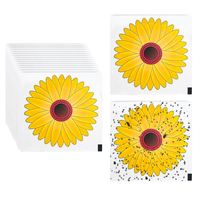 Piège à mouches en plastique transparent écologique non toxique pour fenêtre à fleurs
