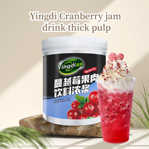 Yingdi Confiture <span class=keywords><strong>de</strong></span> canneberge boisson et boisson pulpe <span class=keywords><strong>de</strong></span> confiture <span class=keywords><strong>de</strong></span> fruits concentrée pour thé aux fruits ingrédients <span class=keywords><strong>de</strong></span> thé boba - Product Image 3