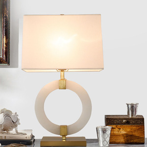 TOGETHER Home Décoratif Salon Chevet Bureau Lumière Arche Blanc Marbre Lampe De Table Designer <span class=keywords><strong>Led</strong></span> Lampe De Table - Product Image 3