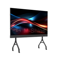 Téléviseur LED tout-en-un 4K COB interactif intelligent pour intérieur, luminosité 600, noir, pour cinéma maison, éducation, magasin de détail/métro, 3840Hz, garantie 1 an