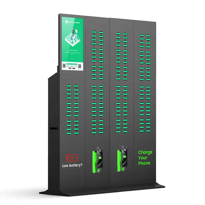 168 emplacements batterie externe partage batterie externe Station de location Station de recharge pour téléphone portable Kiosque Powerbank Distributeur automatique Chargeurs rapides