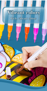 12-60 Màu Sắc Tam Giác Thùng Acrylic Nghệ Thuật Đánh Dấu Thiết Lập Với Bàn Chải Tip Miễn Phí Dòng Vẽ Bút Cho Graffiti Phù Hợp Với - Product Image 4