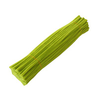 Aierflorist 500 pièces Tiges torsadées chenille ultra-denses couleur macaron pour DIY parent-enfant, brins floraux en fil chenille duveteux