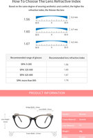 Gafas de Moda para Mujer, Montura Completa Estilo Ojo de Gato, Armazón de Acetato de Alta Calidad, Lentes Transparentes de PC, Cómodas de Usar, para Adultos, Aptas para Todas las Formas de Rostro