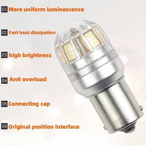 Lampe LED 12V pour véhicule avec une durée de vie de 30000 heures, 18W, ABS blanc, modèle 1156 pour pièces et accessoires de camping-car - Product Image 3