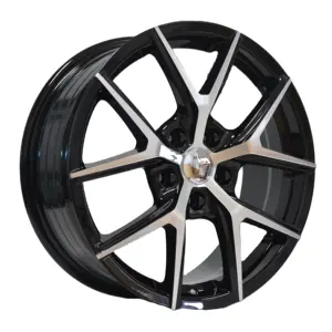 wheels rims 17 17x7 PCD aros 5x114 fit for Japanese cars brands black machine face passenger car wheels