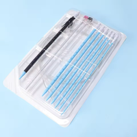 Kit de dilatation stérile pour néphrostomie percutanée (PCN) avec fil-guide et aiguille de ponction – Kit de procédure PCN