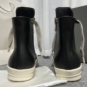 Nouvelles Baskets Montantes Décontractées en Cuir Véritable Été 2026, Style Couple, à Lacets, pour la Marche - Product Image 3